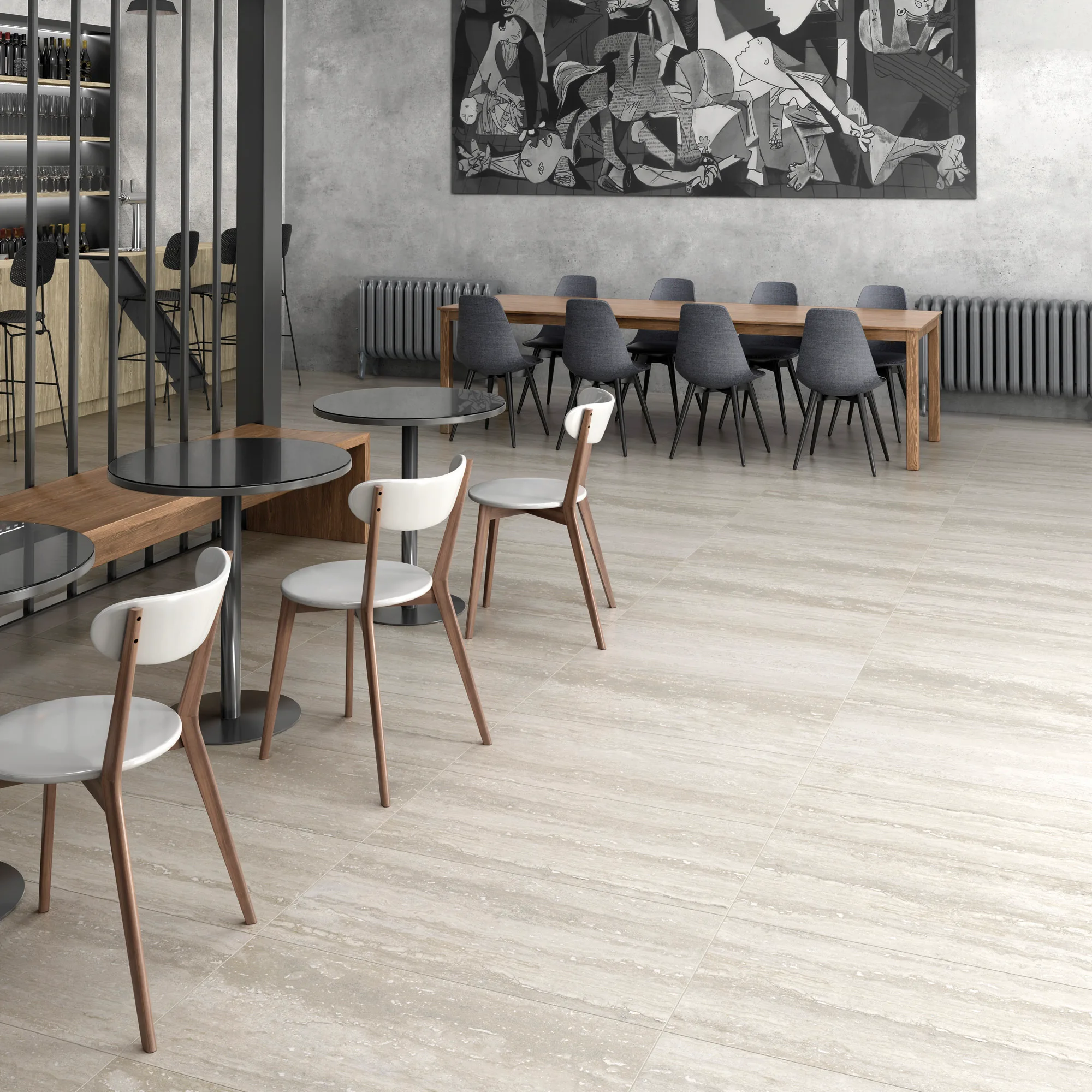 Pure Travertine Gray - Bar amb - P9157R
