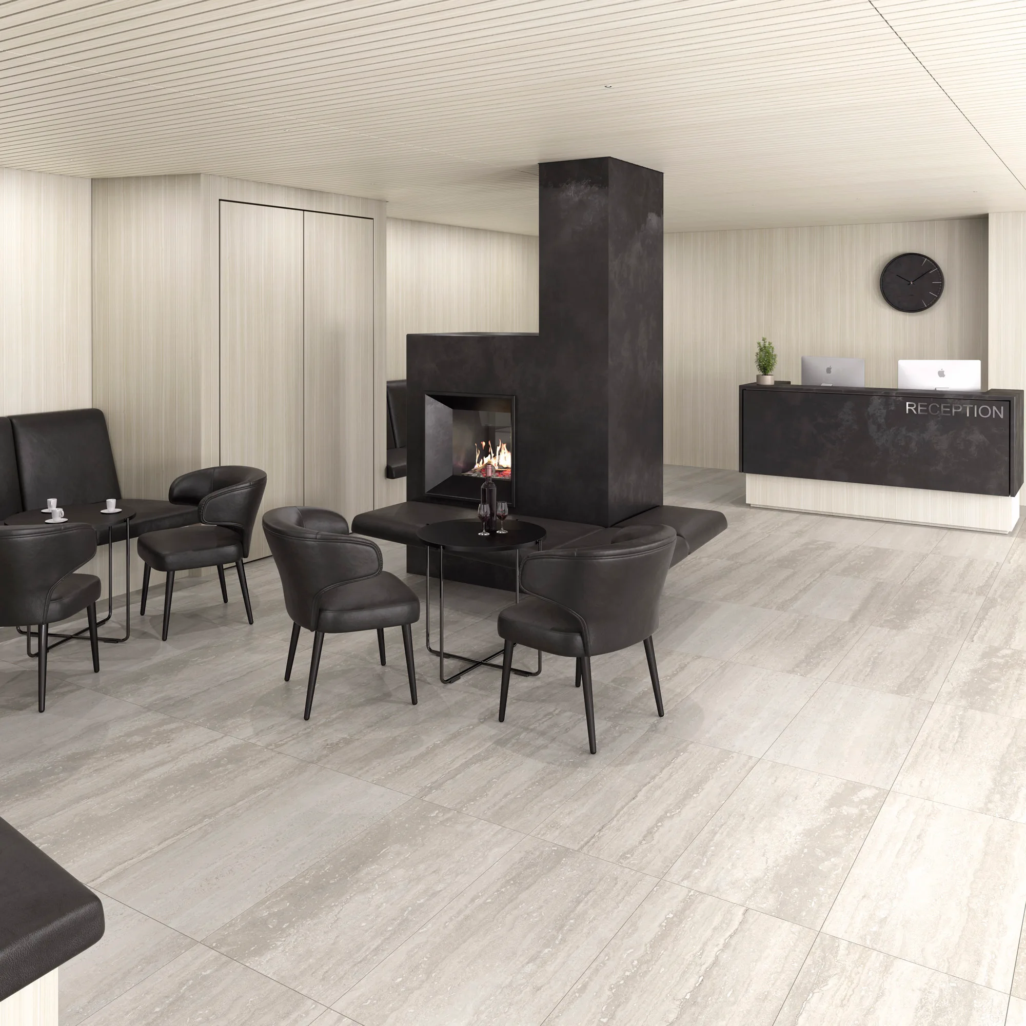 Pure Travertine Gray - Hotel amb - P9157R