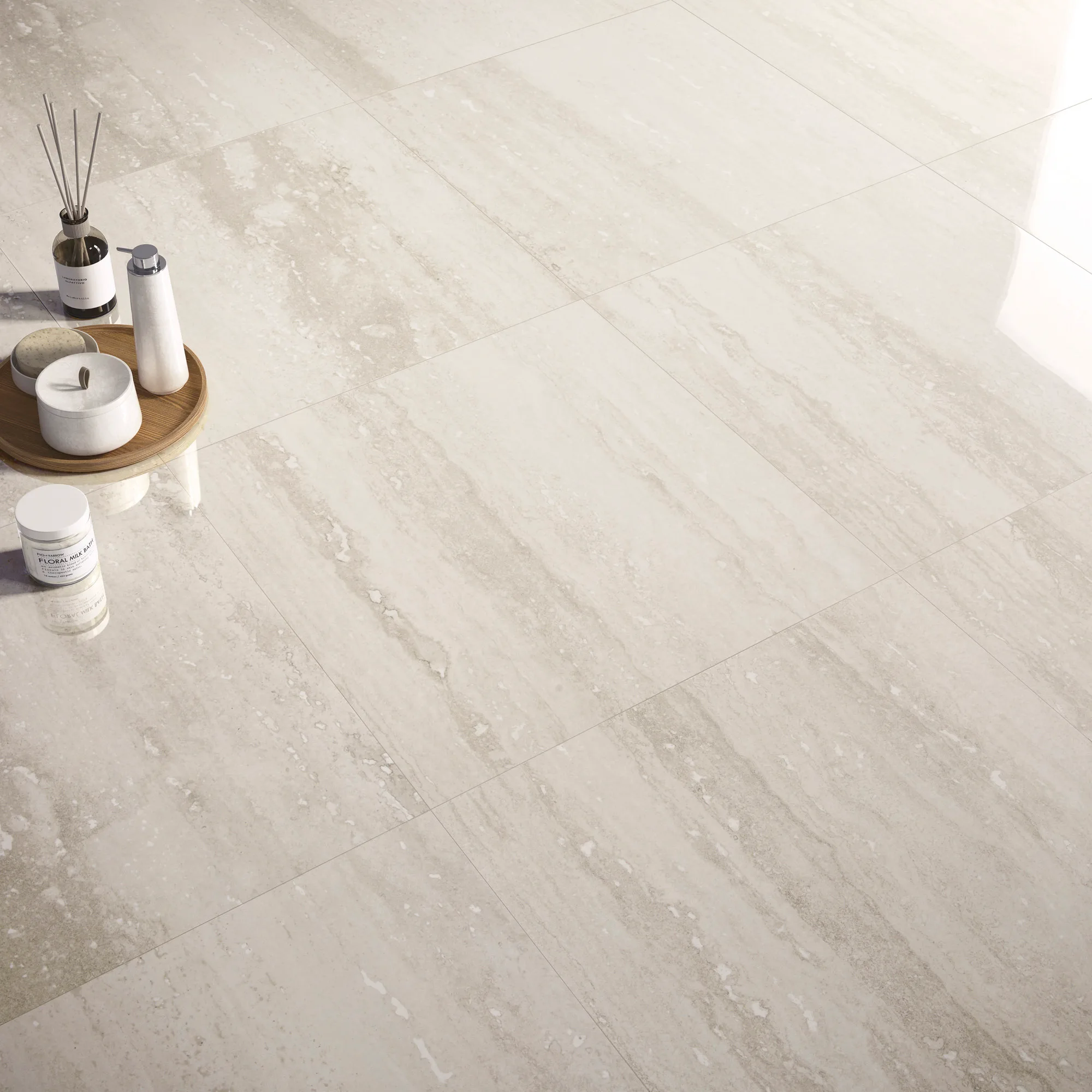 Pure Travertine Gray Polished - Porm - P6169PG