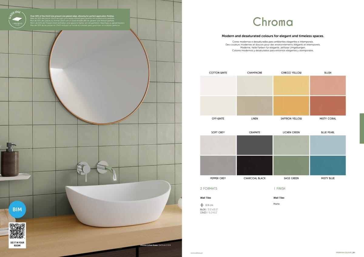 Cover of the Chroma series brochure