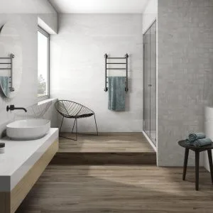 Whitehall - marble look floor and wall tile in white, Pamesa