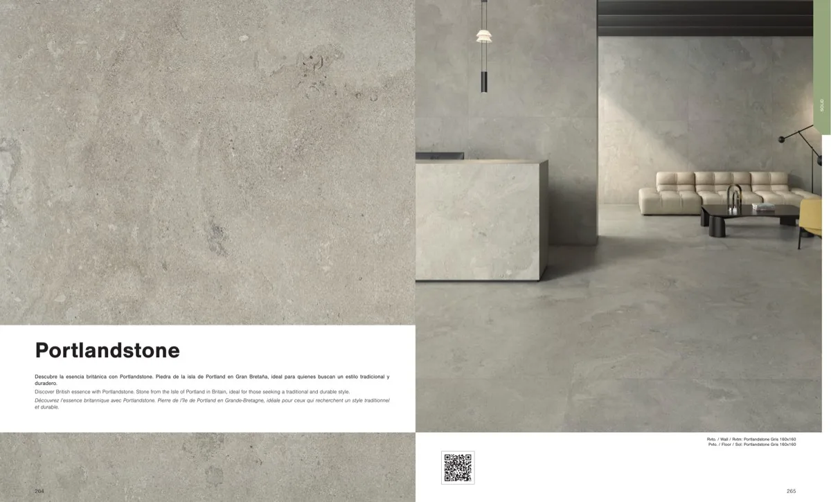 Cover of the Portlandstone series brochure