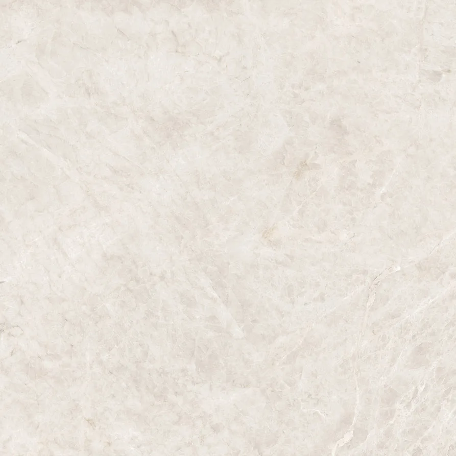 Taj White Polished - marble-look floor and wall tile in white, Pamesa