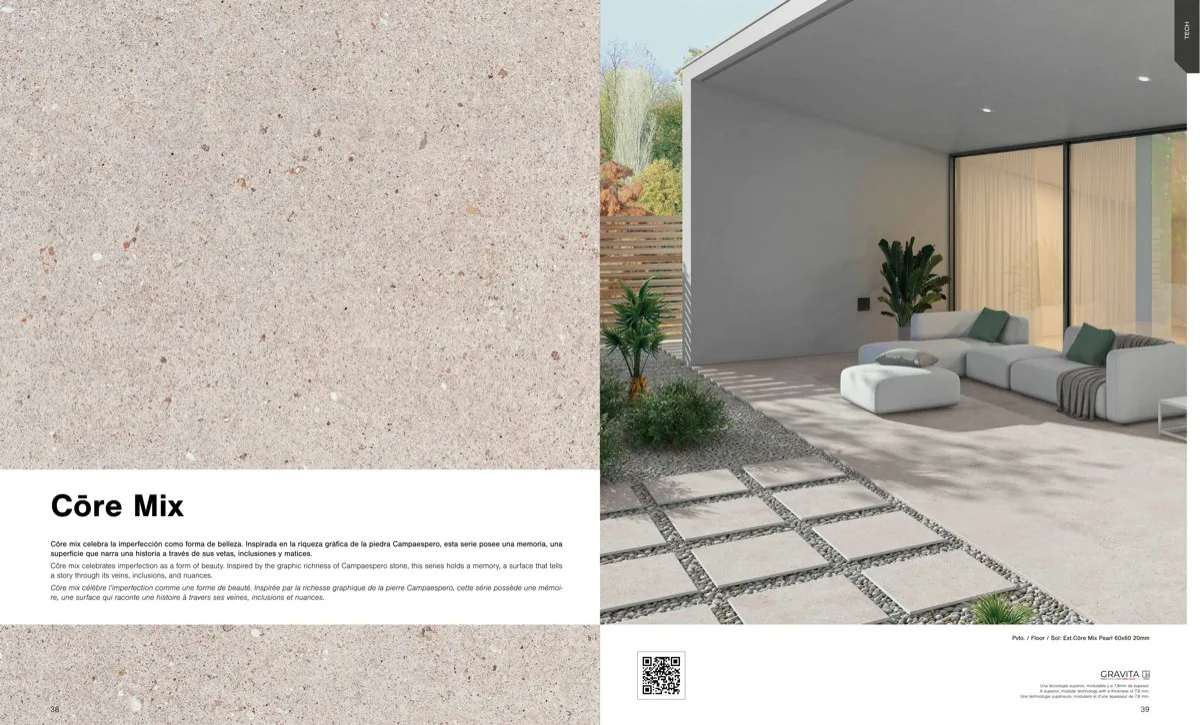 Cover of the Core Mix series brochure