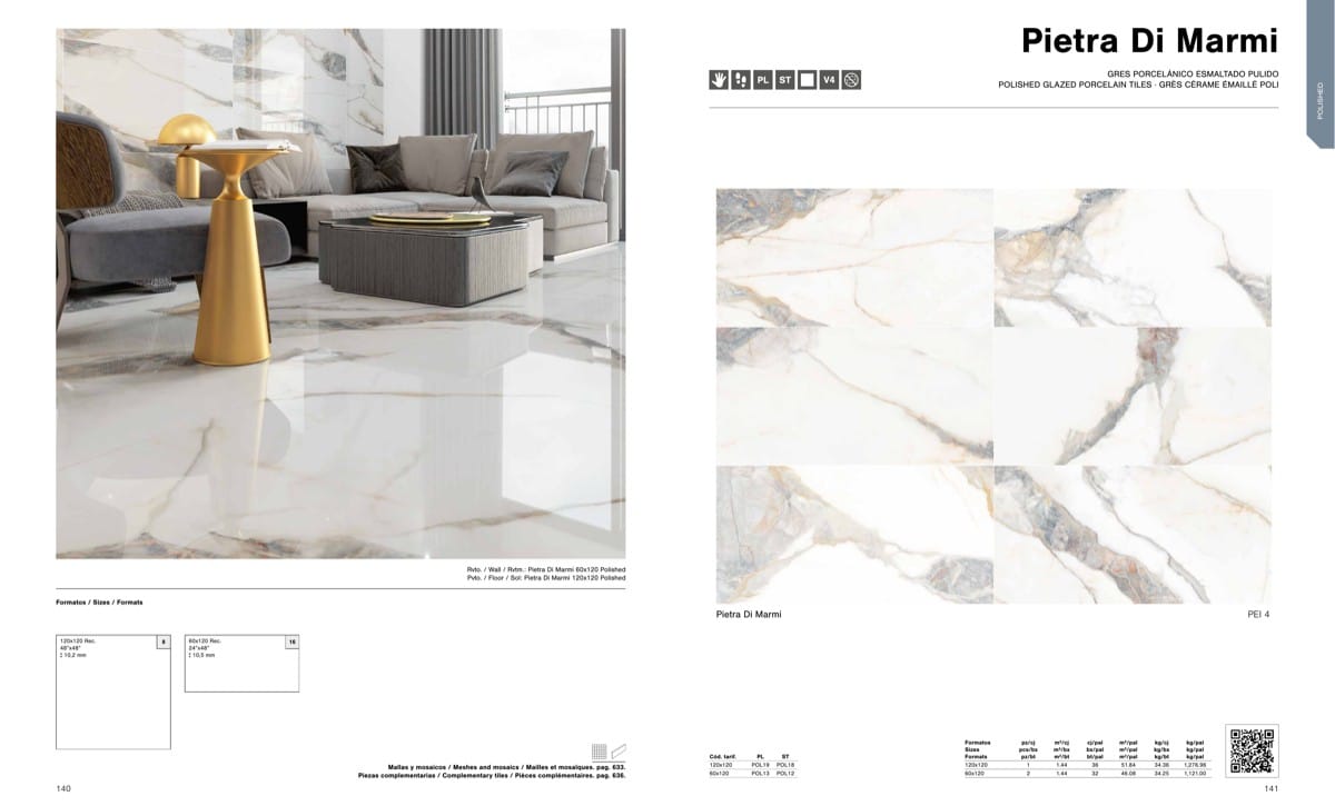 Cover van de Marmi Pietra Di seriefolder