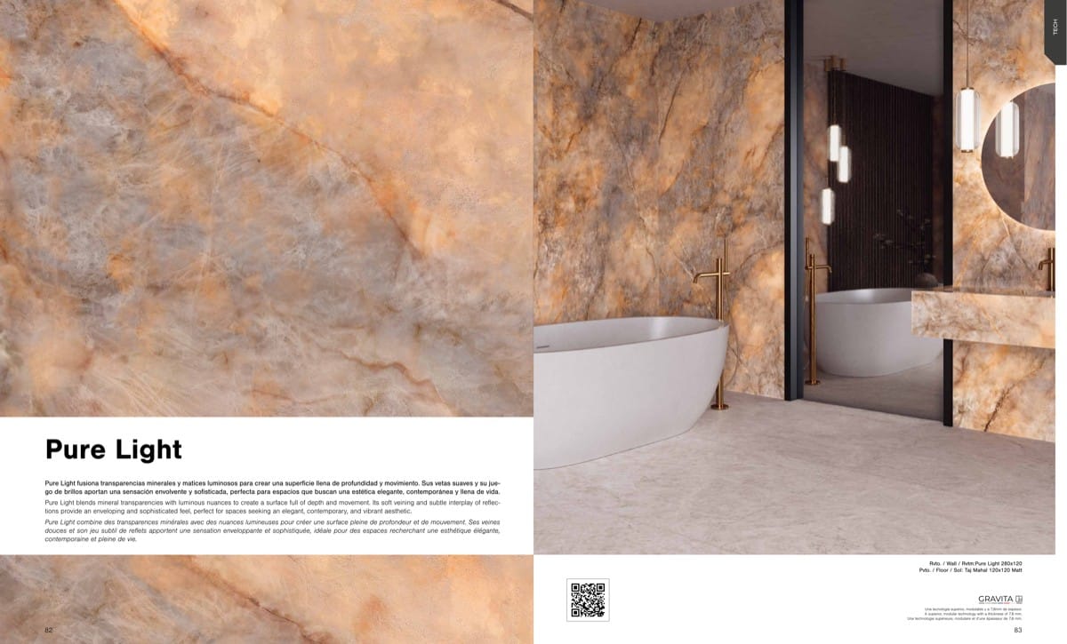 Cover of the Pure Light series brochure