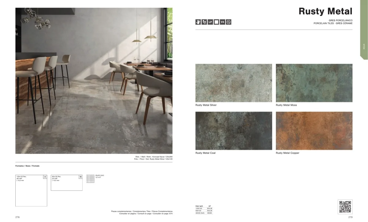 Cover of the Rusty Metal series brochure