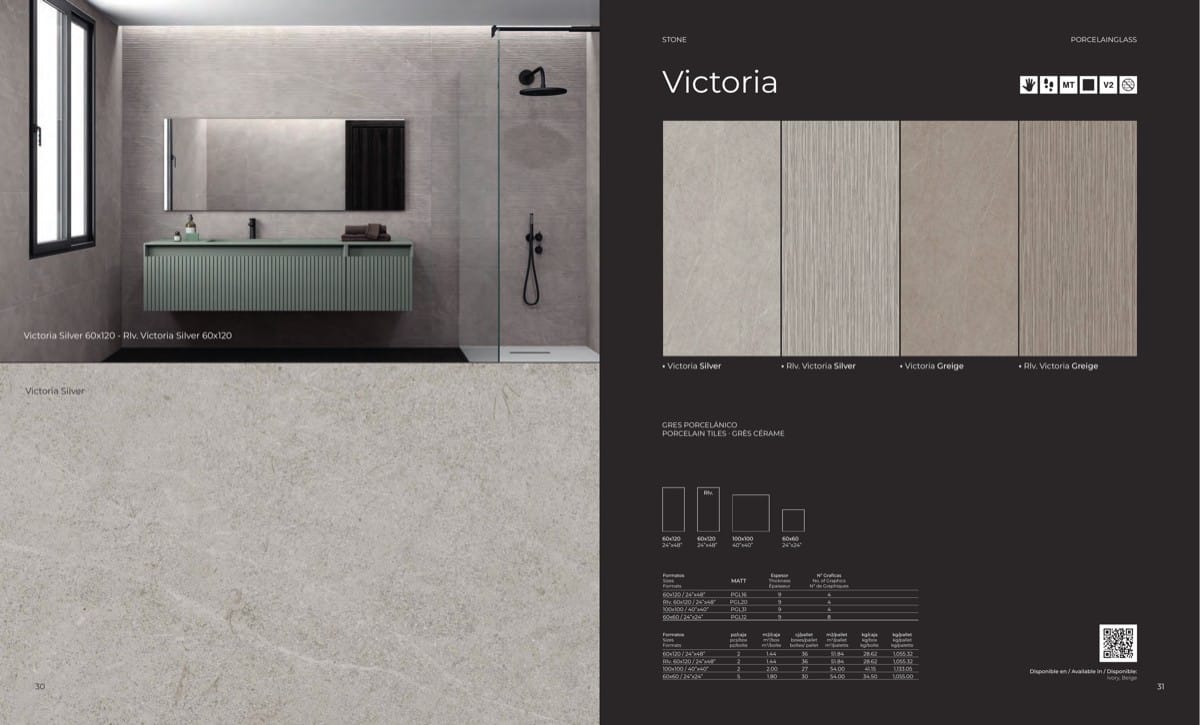 Cover of the Victoria series brochure