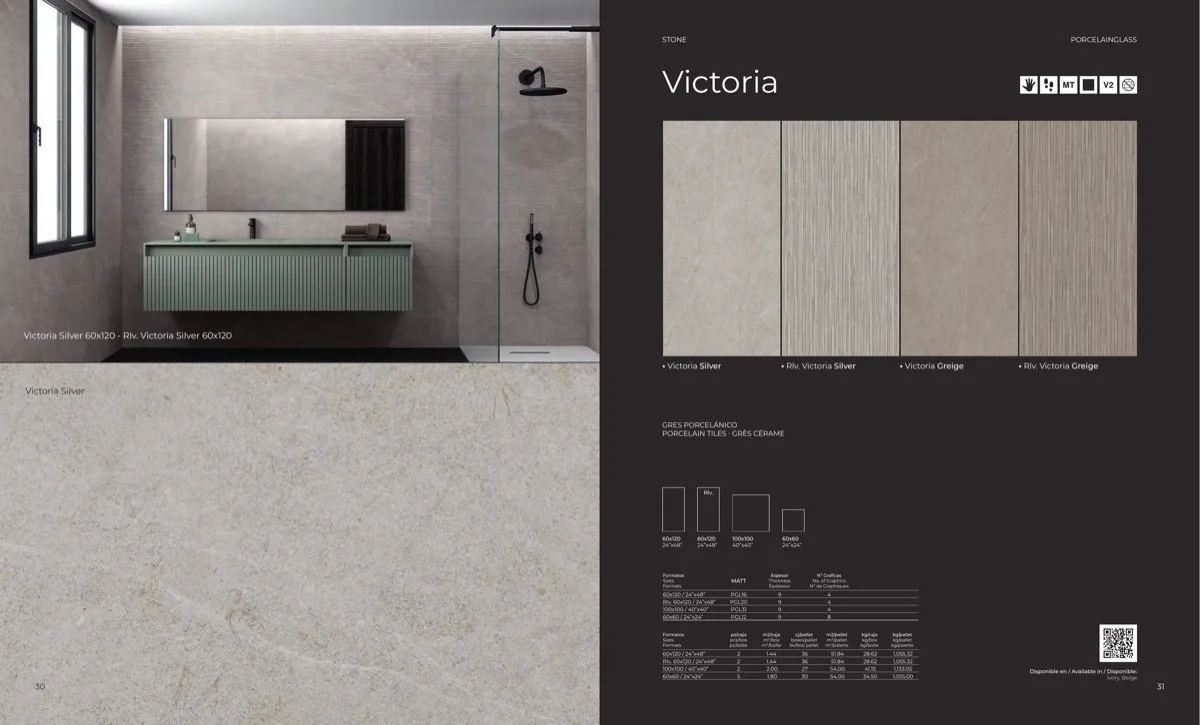 Cover of the Victoria series brochure