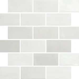 New Zellige Glaciar Glossy - color & design look wall tile in white, Aleluia