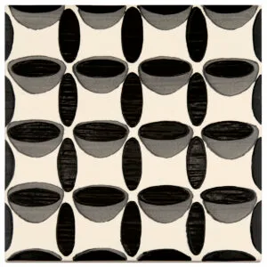 Black Code Trellis Matte