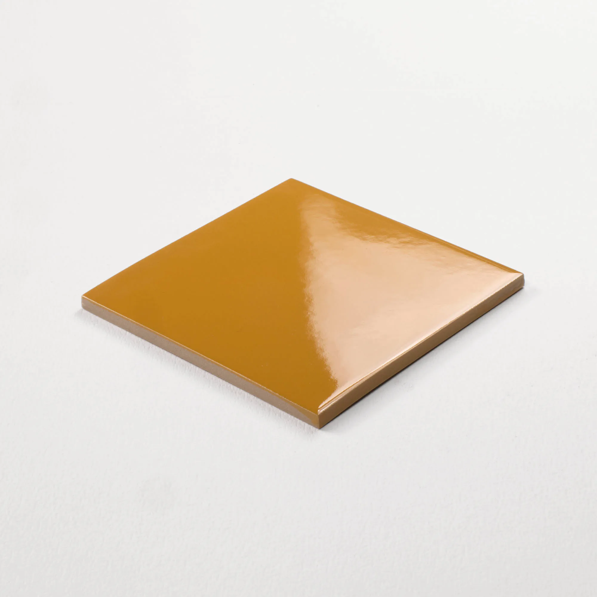 Mystic Amber Glossy - colour & design look wall tile in orange, Aleluia