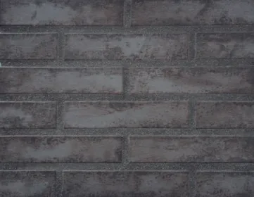 Pure Metal clinker, brick slip from Candigrés